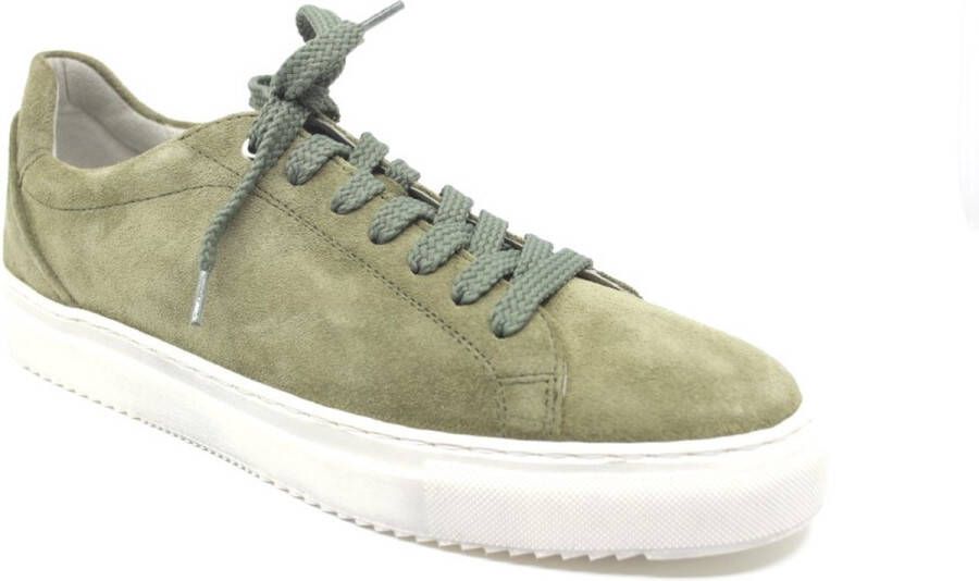 Sioux 37441 Tils Velour Sage G-Wijdte Veterschoenen