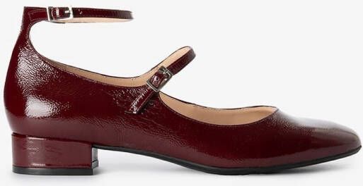 Sissy-Boy Donkerrode leren mary jane pumps