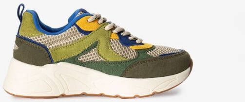 Sissy-Boy Groene mesh sneakers