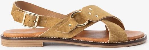 Sissy-Boy Groene suède sandalen