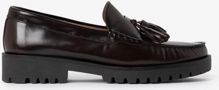 Sissy-Boy Bruine leren chunky loafers