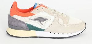 Sissy Sissy- KangaROOS beige sneakers met oranje detail