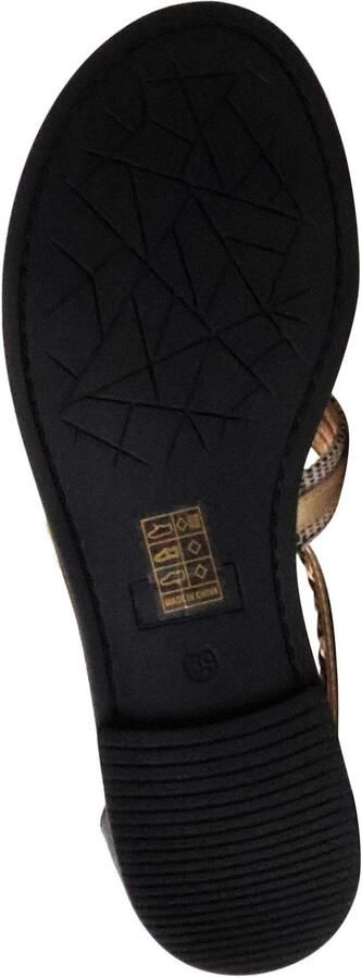 Sixth Sens Platte sandalen met ritssluiting