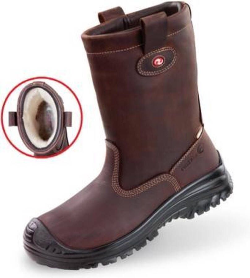 Leren gevoerde werklaars merk Sixton model Montana Hdry veiligheidsklasse S3 - Foto 2