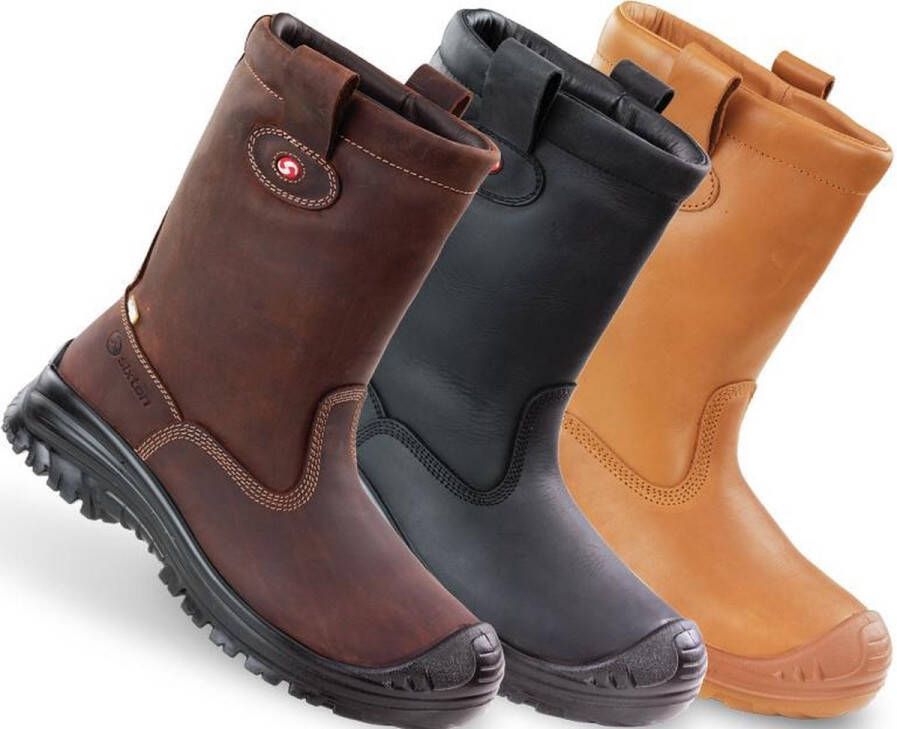 Sixton Peak Leren gevoerde werklaars merk Sixton model Montana Hdry veiligheidsklasse S3 - Foto 8