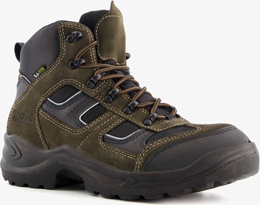 SJ Adventure heren wandelschoenen categorie B Groen Uitneembare zool