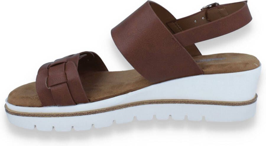 SJ LIFESTYLE Dames Sandaal Bruin