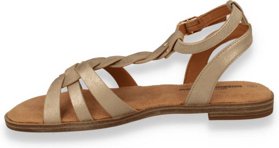 SJ LIFESTYLE Dames Sandaal Platina Goud