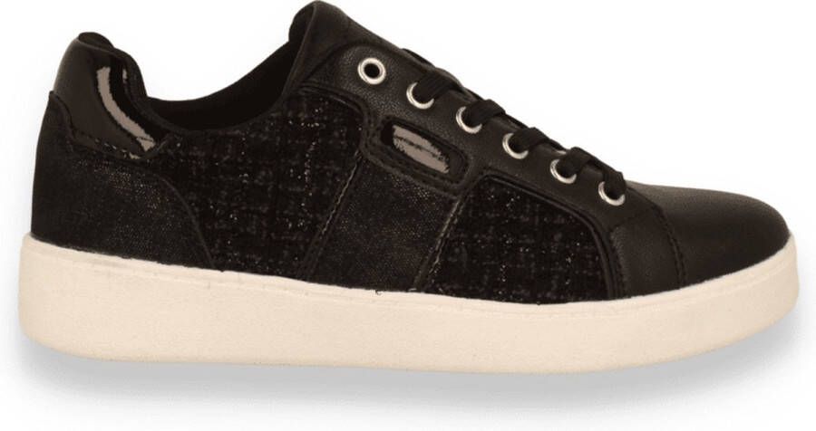 SJ LIFESTYLE Dames Sneaker Black ZWART