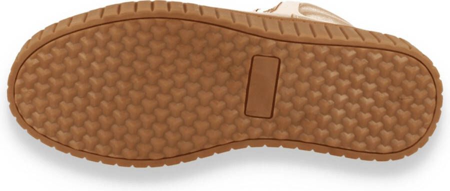 SJ LIFESTYLE Dames Sneaker Hoog Beige ROSEGOLD - Foto 2