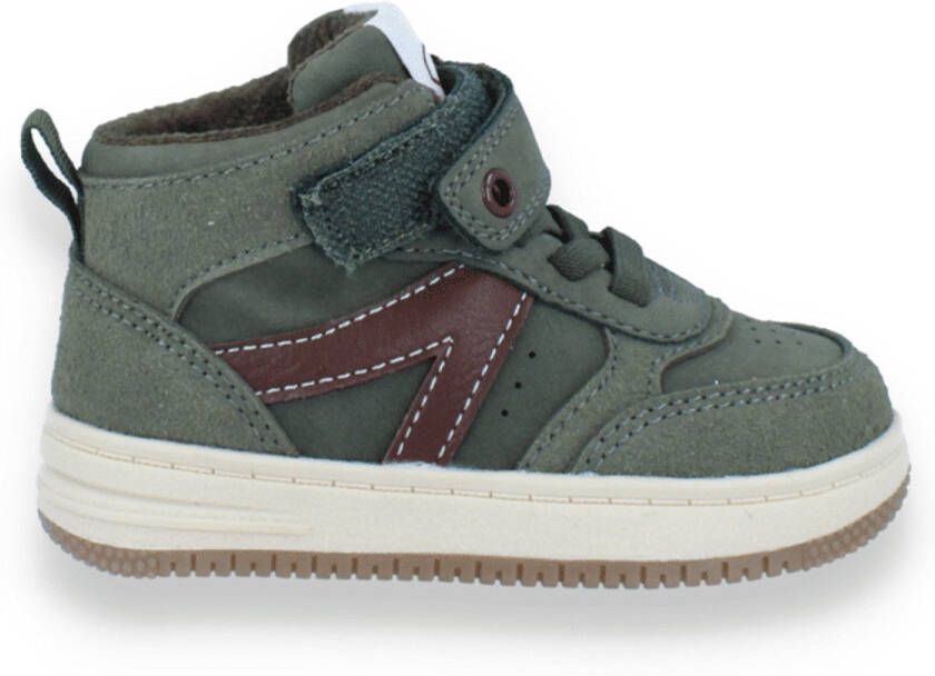 SJ LIFESTYLE Jongens Sneaker Hoog Kaki