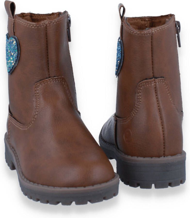 SJ LIFESTYLE Meisjes Cowboylaarsje Bruin Cognac