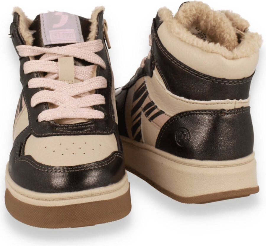 SJ LIFESTYLE Meisjes Sneaker Hoog Taupe