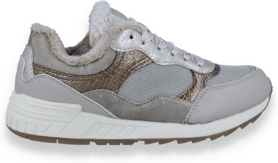 SJ LIFESTYLE Dames Sneaker Taupe