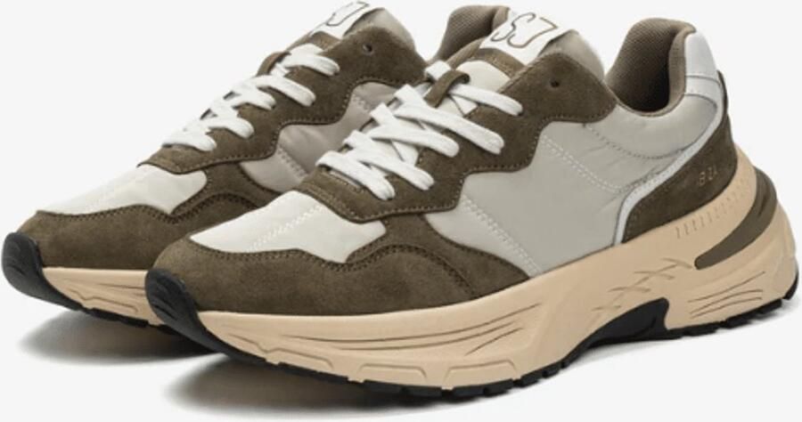 SJ LIFESTYLE Heren Running Kaki