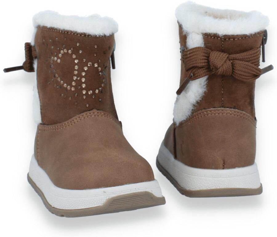 SJ LIFESTYLE Meisjes Enkellaars Cognac