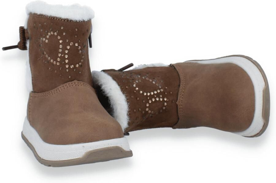 SJ LIFESTYLE Meisjes Enkellaars Cognac