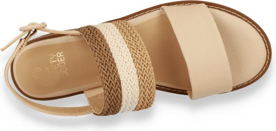 SJ LIFESTYLE Sj Dames Sandaal Beige - Foto 2
