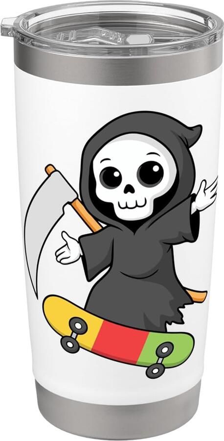 Skateboard skelet thermobeker