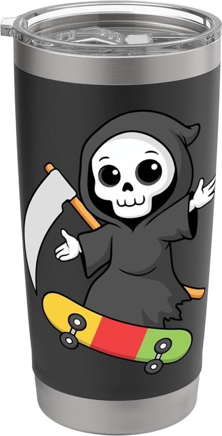 Skateboard skelet thermobeker