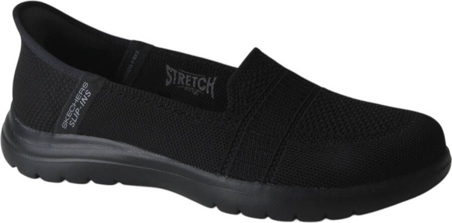 Skechers Slip-Ins On The Go Flex Camellia 138181-BBK Vrouwen Zwart Schoenen