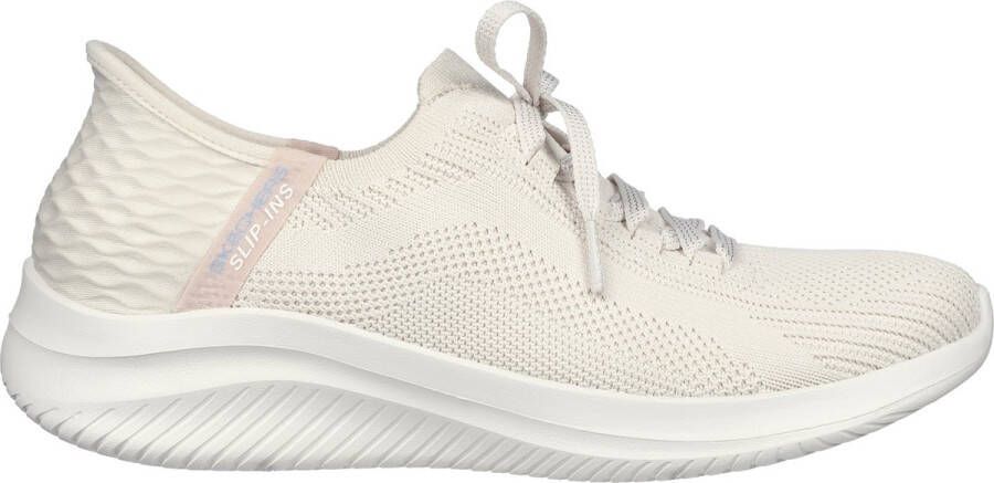 Skechers Ultra Flex 3.0 Brilliant Slip-ins 149710-NAT Vrouwen Beige Sneakers Sportschoenen