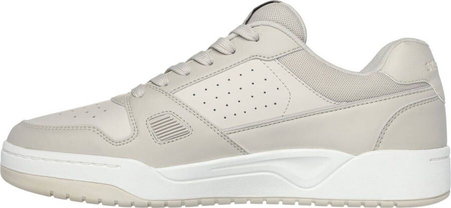 Skechers Koopa Tiebreak Low Heren Sneakers Gebroken wit