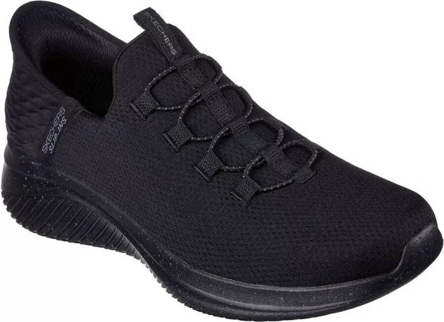 Skechers Ultra Flex 3.0 Right Away Slip-ins 232452-BBK Mannen Zwart Sneakers Sportschoenen