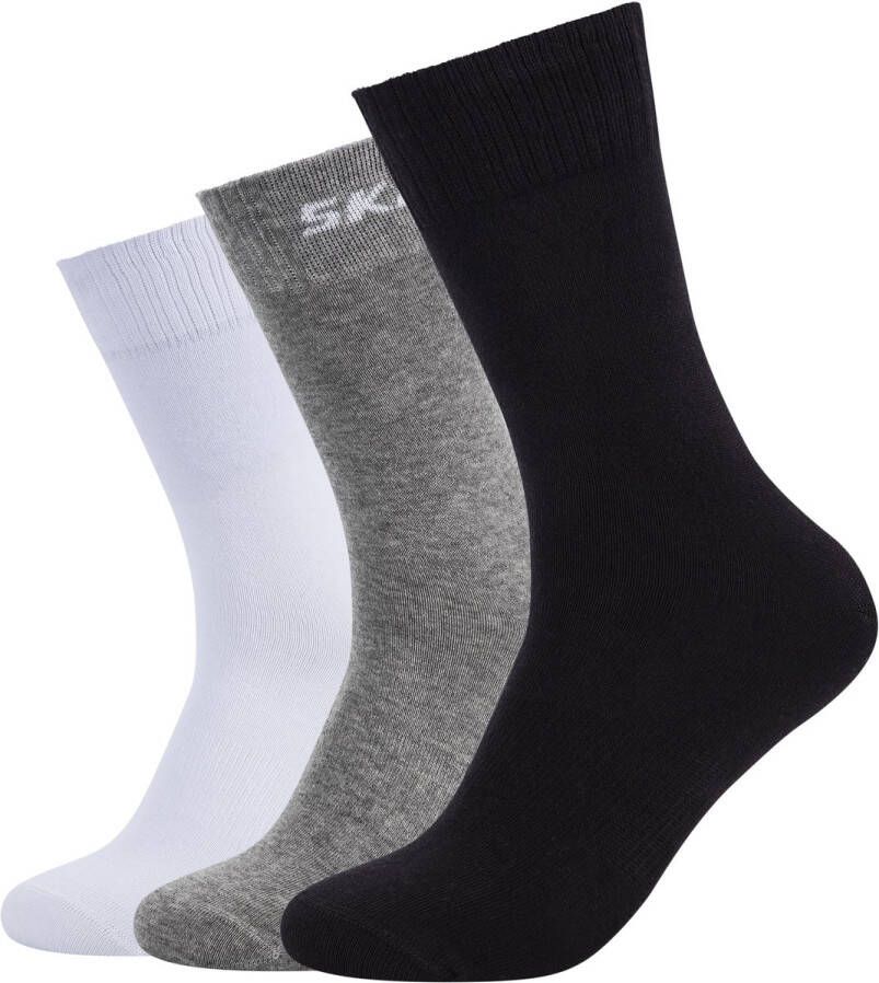 Skechers 3 Paar Unisex Katoenen Sokken Set Ade d Comfort in