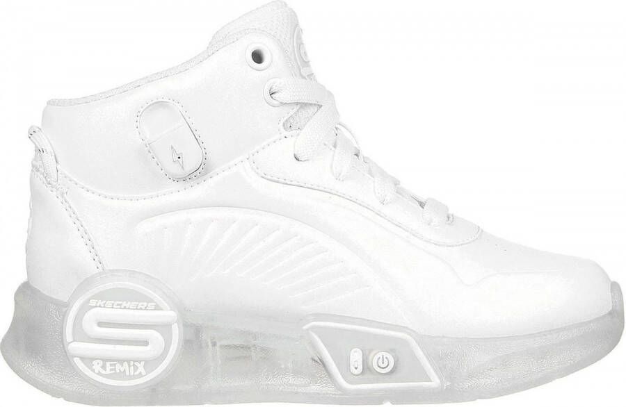 Skechers 310100 s lights remix witte sneaker met licht