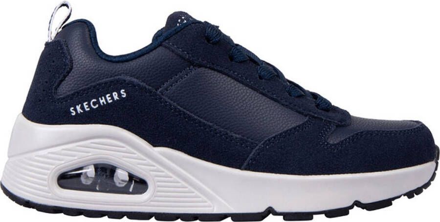 Skechers 403677 Uno stacre navy blauw witte zool (38 Kleur Blauw )