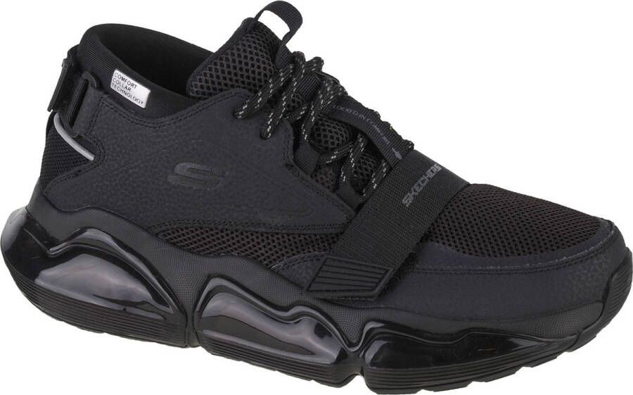 Skechers Air Cushioning Mega 232384-BBK Mannen Zwart Sneakers