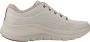 Skechers Comfortabele Vegan Sneaker met Arch Support Beige Heren - Thumbnail 4