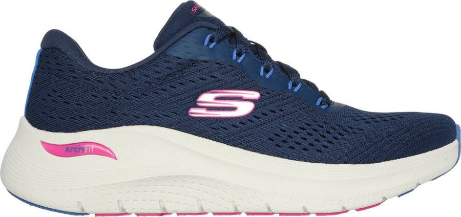 Skechers Arch Fit 2.0 Big League Dames Sneakers Donkerblauw Multicolour