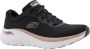 Skechers Glowing Arch Fit Sneakers Black Dames - Thumbnail 1
