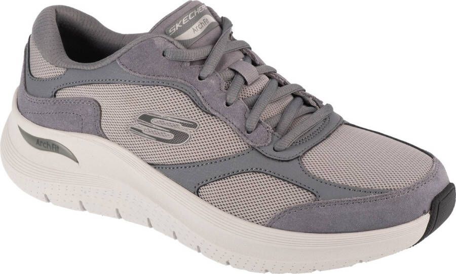 Skechers Arch Fit 2.0 The Keep 232702-GRY Mannen Grijs Sneakers