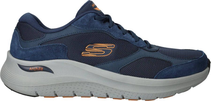Skechers Arch Fit 2.0 The Keep Heren Sneakers 232702 NVOR-blauw