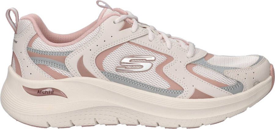 Skechers Arch Fit 2.0 Vintage Luxe dames sneaker Beige multi