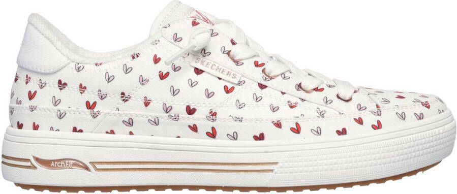 Skechers Arch Fit Arcade Love On Top Dames Sneakers Wit