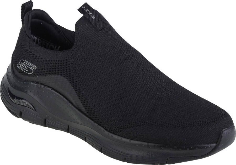 Skechers Arch Fit-Ascension 232404-BBK Mannen Zwart Sneakers