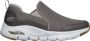 Skechers Ademende Slip-On Sportieve Mocassin Brown Heren - Thumbnail 1