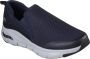 Skechers Arch Fit-Banlin Heren Instappers Navy - Thumbnail 3