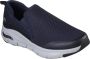 Skechers Elastische lage top sneakers Arch FIT Banlin Blauw Heren - Thumbnail 4