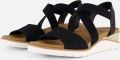 Skechers Sandalen ARCH FIT BEACH KISS-BOHO BEYOND met elastische riempjes - Zwart