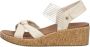 Skechers Arch Fit Beverlee Juliet Sandalen Hak beige - Thumbnail 1