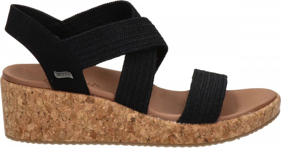 Skechers Arch Fit Beverlee Love Stay Dames Sandalen Zwart