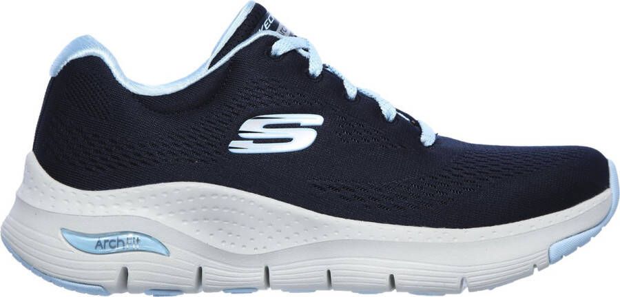 Skechers Arch Fit Big Appeal Dames Sneakers Navy Light Blue