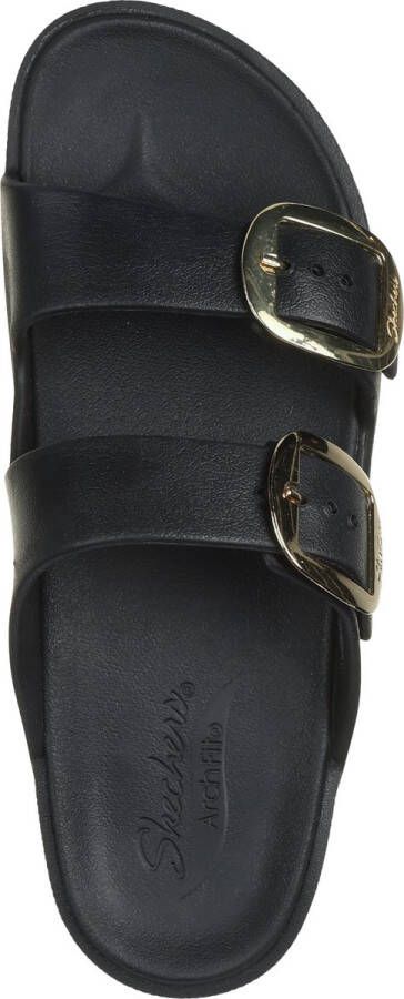 Skechers Arch Fit Cal Breeze-Goud Star Dames Slippers Zwart