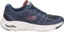 Skechers Arch Fit-Charge Back 232042-NVRD Mannen Marineblauw Trainingschoenen - Thumbnail 1