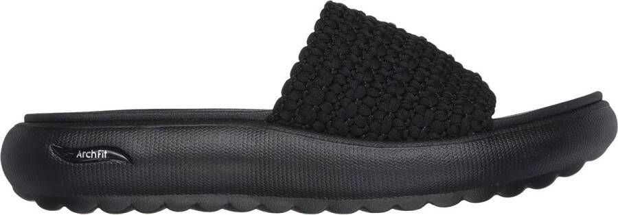 Skechers Arch Fit Cloud-Oh She Pretty Dames Slippers Zwart